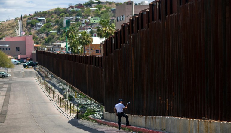 Homeland Security secretary says arrests of people entering the United States illegally across the Mexican border plummeted in March 2017. That's a signal that fewer people are trying to sneak into the U.S. (AP Photo/Rodrigo Abd)