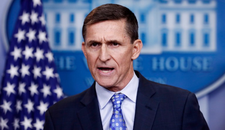According to new reports, former national security adviser Mike Flynn supported a U.S.-Russian plan to construct nuclear reactors in the Middle East -- plan that included the involvement of a Russian company facing U.S. sanctions. (AP Photo/Carolyn Kaster)