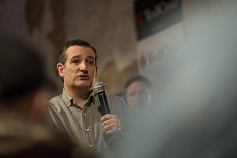 Cruz tweeted that if elected president he would leave an empty seat for an entirely different reason. (Bloomberg/Daniel Acker)
