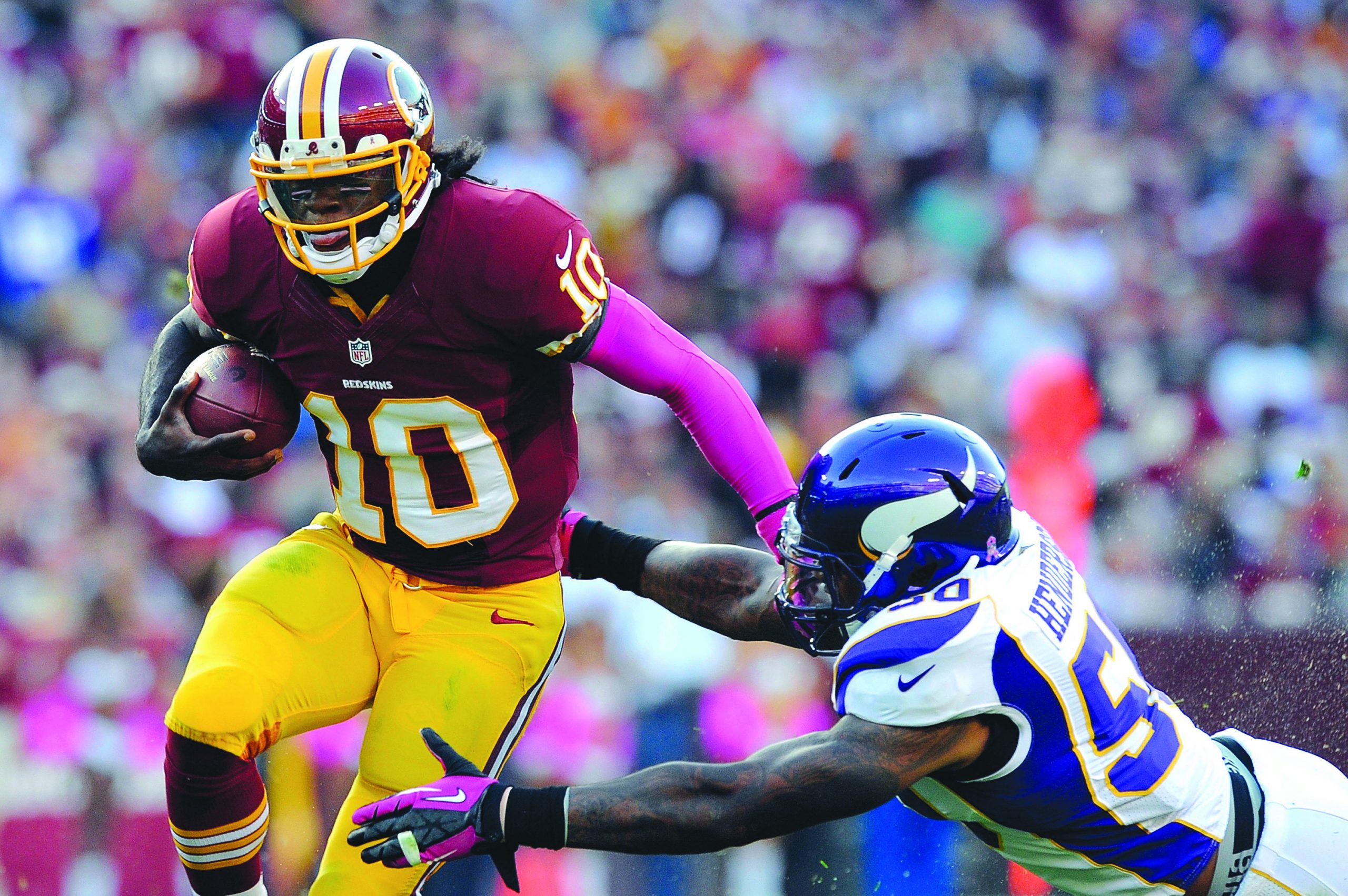 Redskins’ RG3 puts away Vikings with 76-yard touchdown run