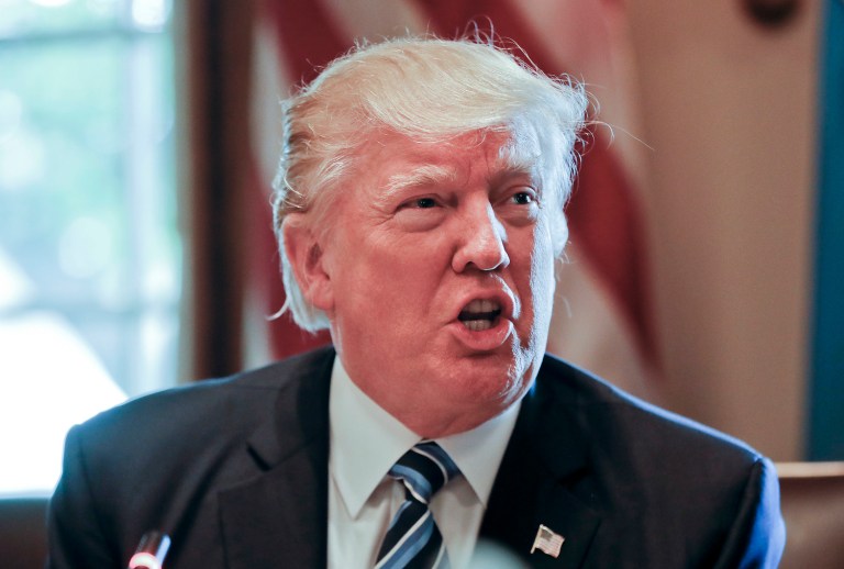 The controversy over alleged Russian connections has followed the Trump administration throughout the first 100 days. (AP Photo/Pablo Martinez Monsivais)