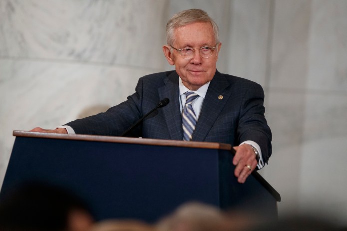 "I'll say it: NYT interviewed Reid for this story. He said things contrary to the story." (AP Photo/Evan Vucci)