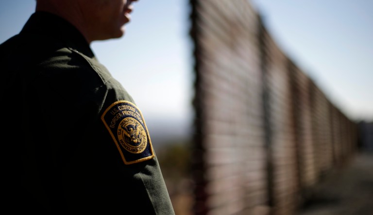 U.S. Border Patrol arrested Perla Morales-Luna on March 3 in Southern California on smuggling charges. A video of the arrest has gone viral. (AP Photo/Gregory Bull)