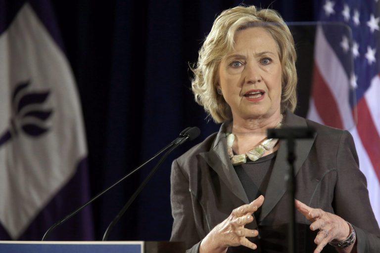 Democratic presidential candidate Hillary Rodham ClintonÂ employed a private email system as secretary of state.Â (AP Photo/Mary Altaffer)