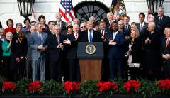 Public split on GOP tax cuts one month in