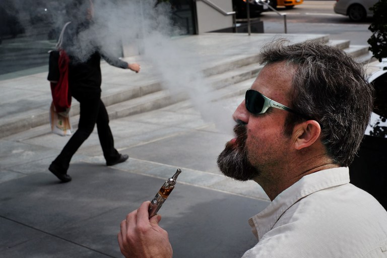 The millions of adults who vape and the thousands of new independent businesses that sell vapor products, however, aren't sitting on the sidelines. They're fighting back. (AP Photo/Richard Vogel)