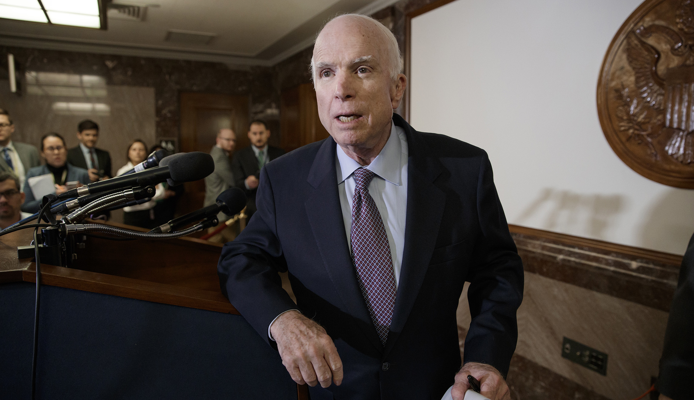 Newsweek combines John McCain, Trump, and cancer in a terrible clickbait tweet