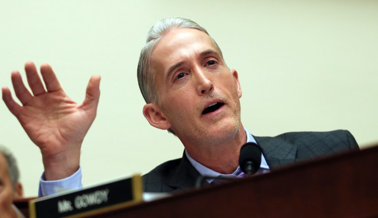 Rep. Trey Gowdy, R-S.C., has said that while a House memo alleging surveillance abuse by the Obama administration is important, but not necessarily for public consumption. (AP Photo/Carolyn Kaster)
