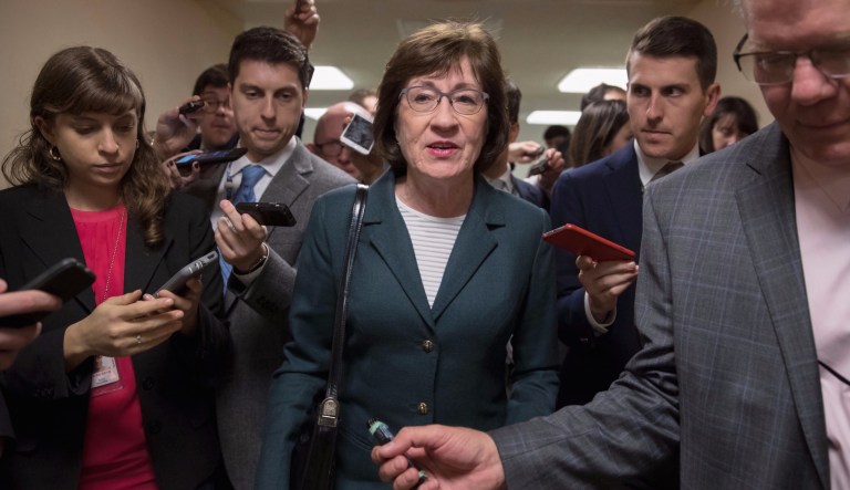 Sen. Susan Collins, R-Maine, was a critical vote in the early hours of Saturday morning. Collins came onboard for the GOP tax plan after promises from leadership that the Senate would bring a bipartisan bill to the floor known as Alexander-Murray. (AP Photo/J. Scott Applewhite)