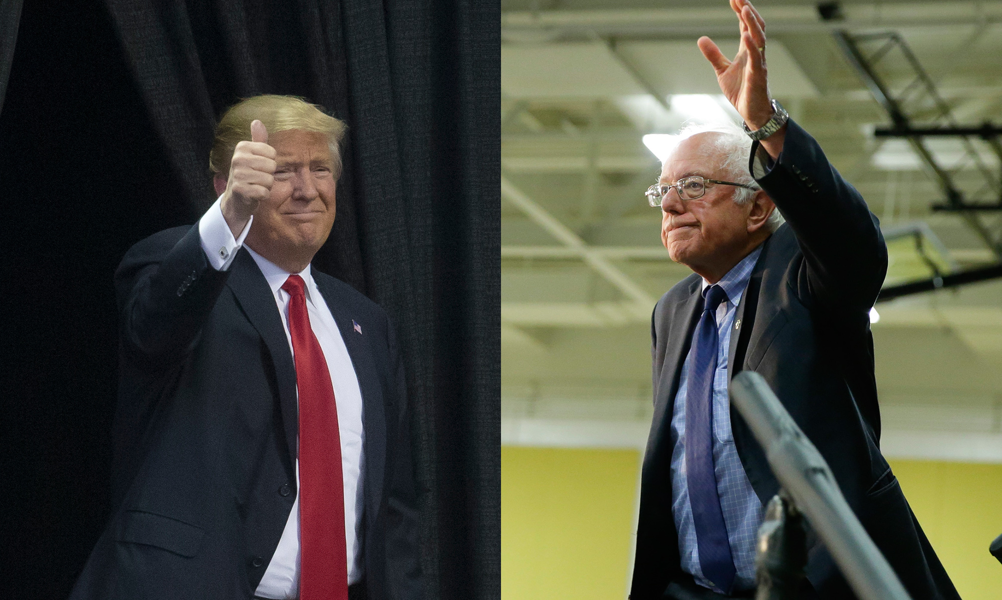 Study finds possible reason for rise of Trump, Sanders