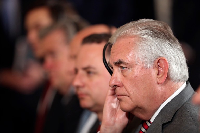 A spate of missile tests and the assassination of Kim Jong Un’s half-brother compelled Tillerson and Mattis to make trips to the region. (AP Photo/Andrew Harnik)