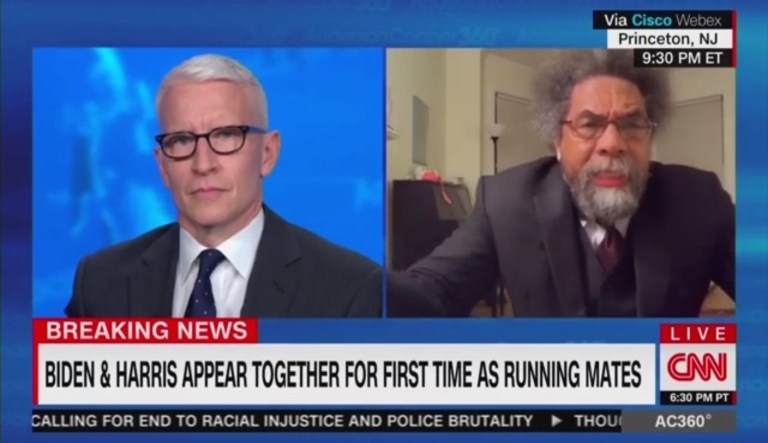 Cornel West: Biden and Harris will bring ‘slow disaster’ if ‘tied to same, old, neoliberal elites’