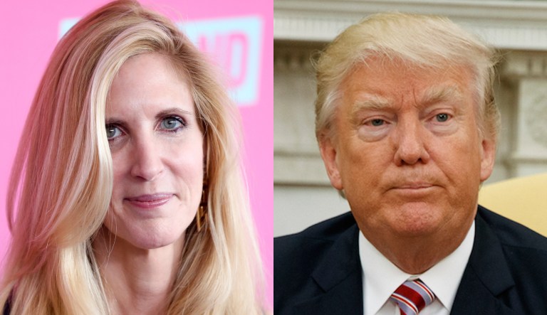 Ann Coulter and Donald Trump.