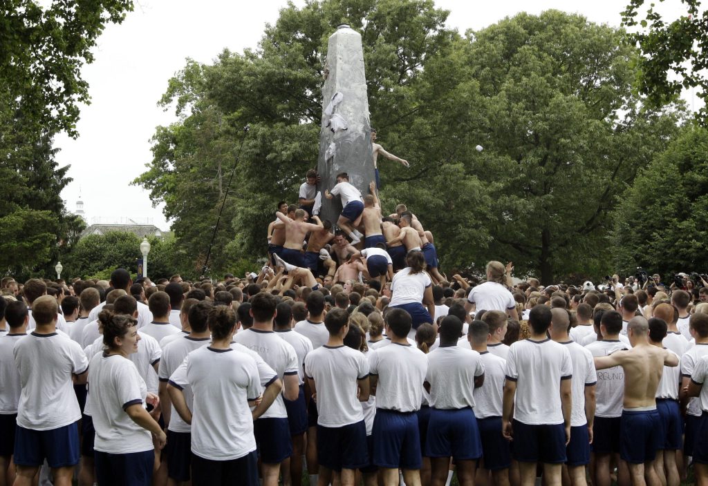 The US Naval Academy’s traditional Herndon Climb: Watch live