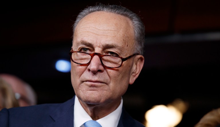 Senate Minority Leader Charles Schumer of N.Y. listens to a question during a news conference on President Barack Obama's signature healthcare law, Wednesday, Jan. 4, 2017, on Capitol Hill in Washington. 