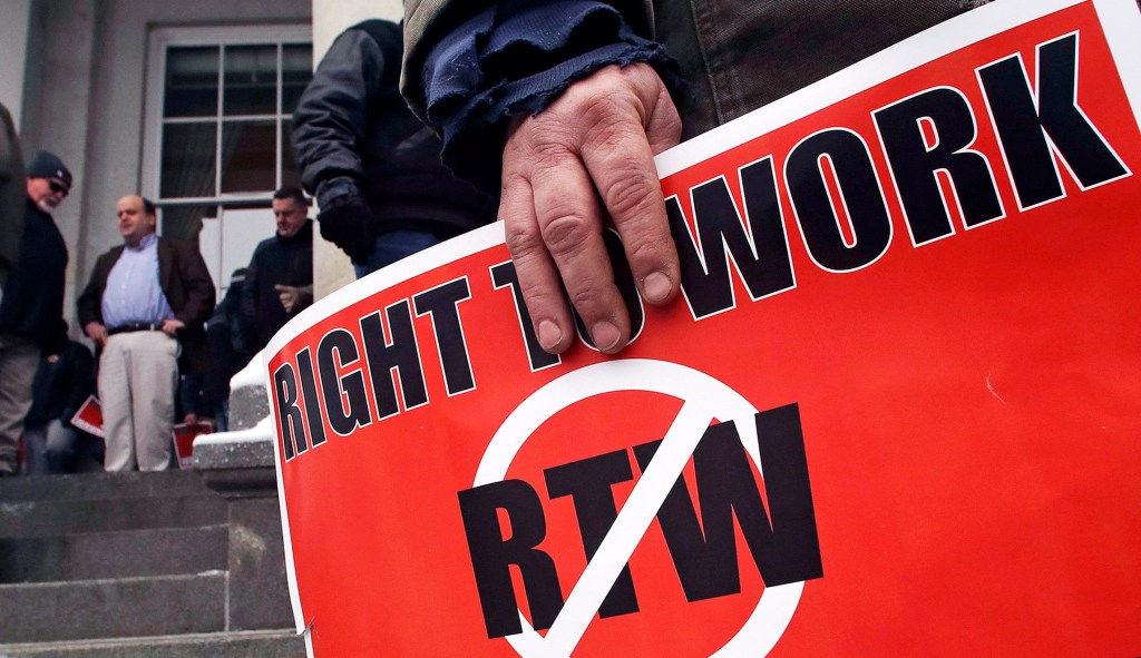 Democrats to introduce anti-right-to-work bill