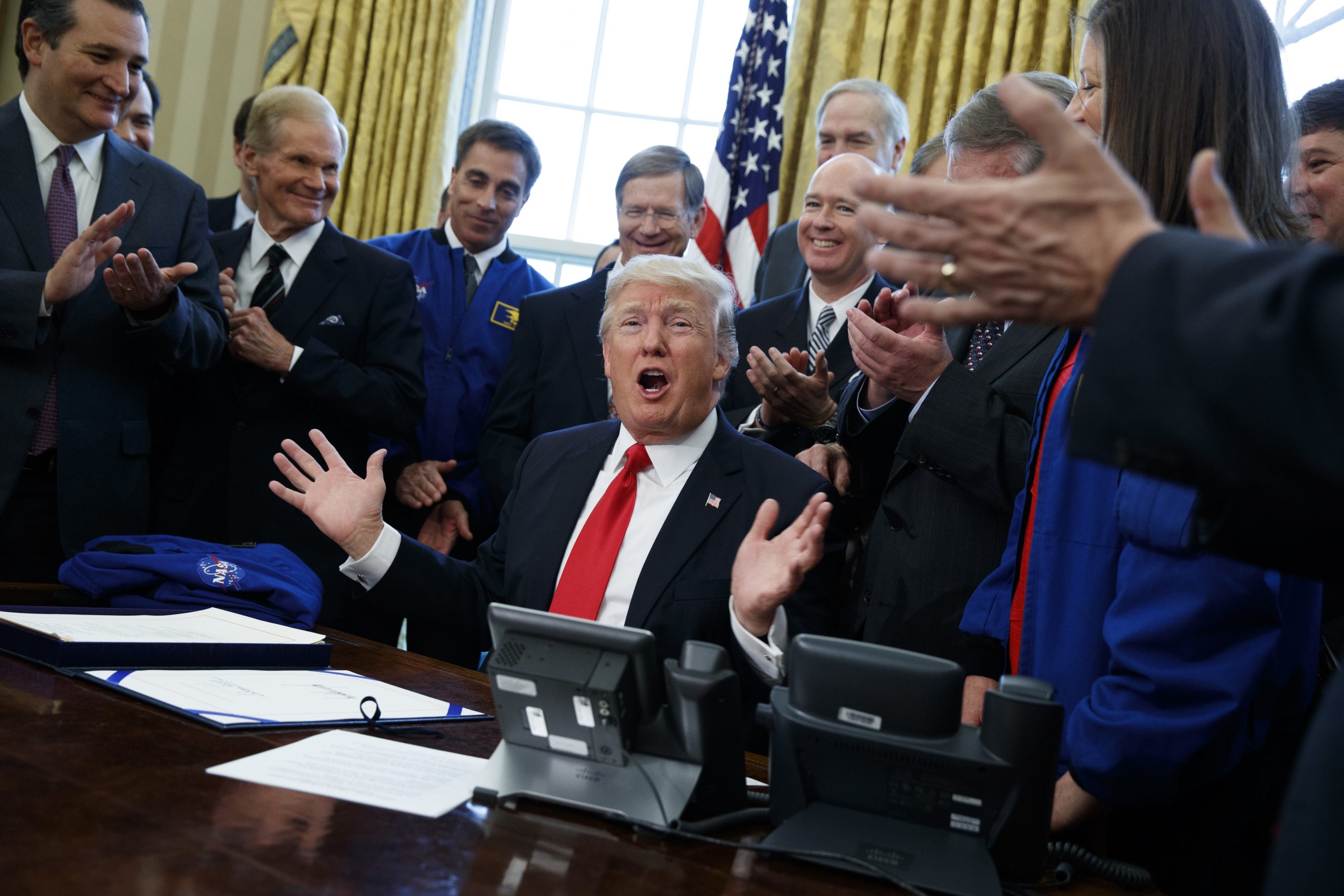After Trump’s shocking ‘Space Force’ announcement, will the Air Force still fight it?