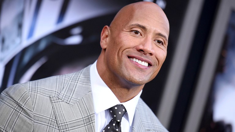 Dwayne Johnson arrives at the premiere of "San Andreas" at the TCL Chinese Theatre.