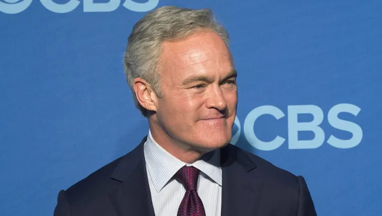 Scott Pelley attends the CBS Upfront in New York.