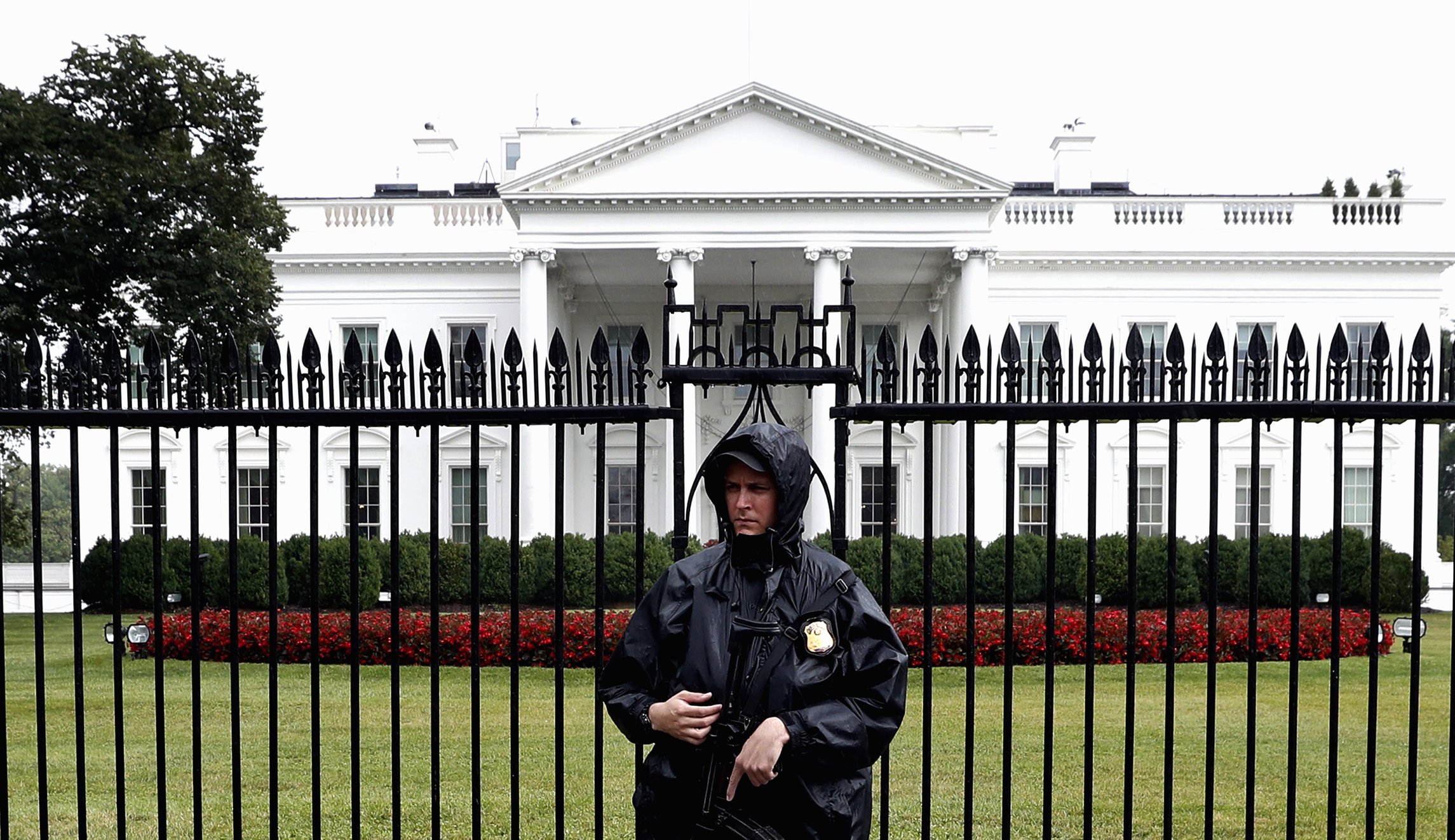Surveillance cameras installed outside White House briefing room