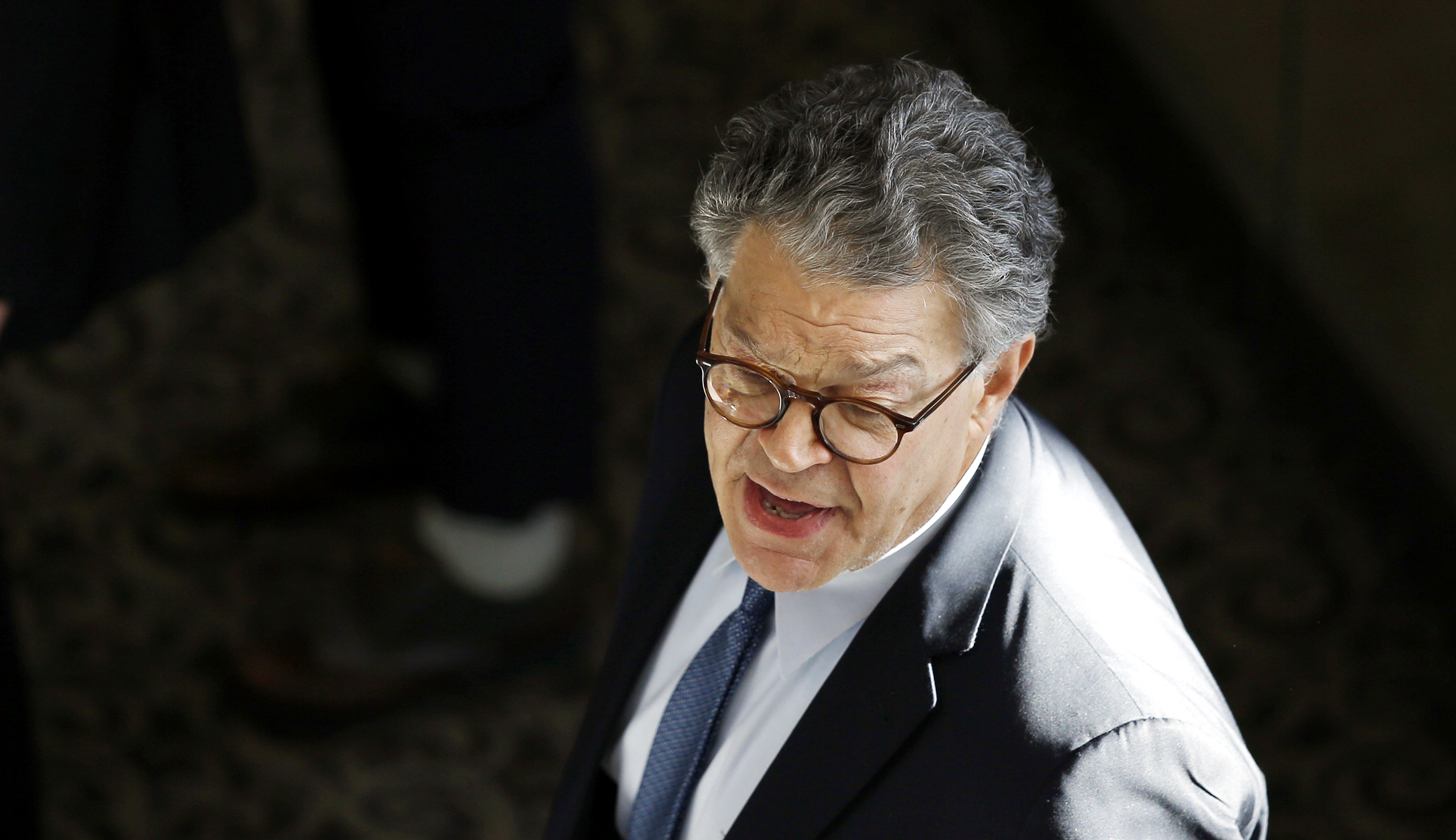 Al Franken spotted on DC Metro after Trump attacked him in his home state
