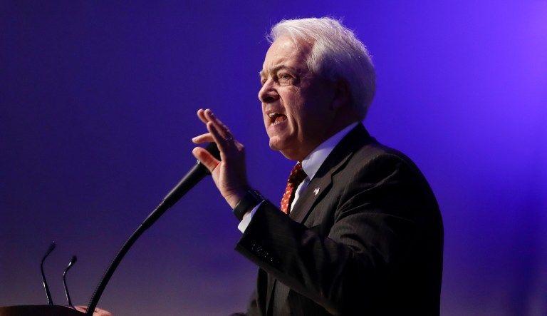 California gubernatorial candidate John Cox speaks during the California Republican Party convention in San Diego.