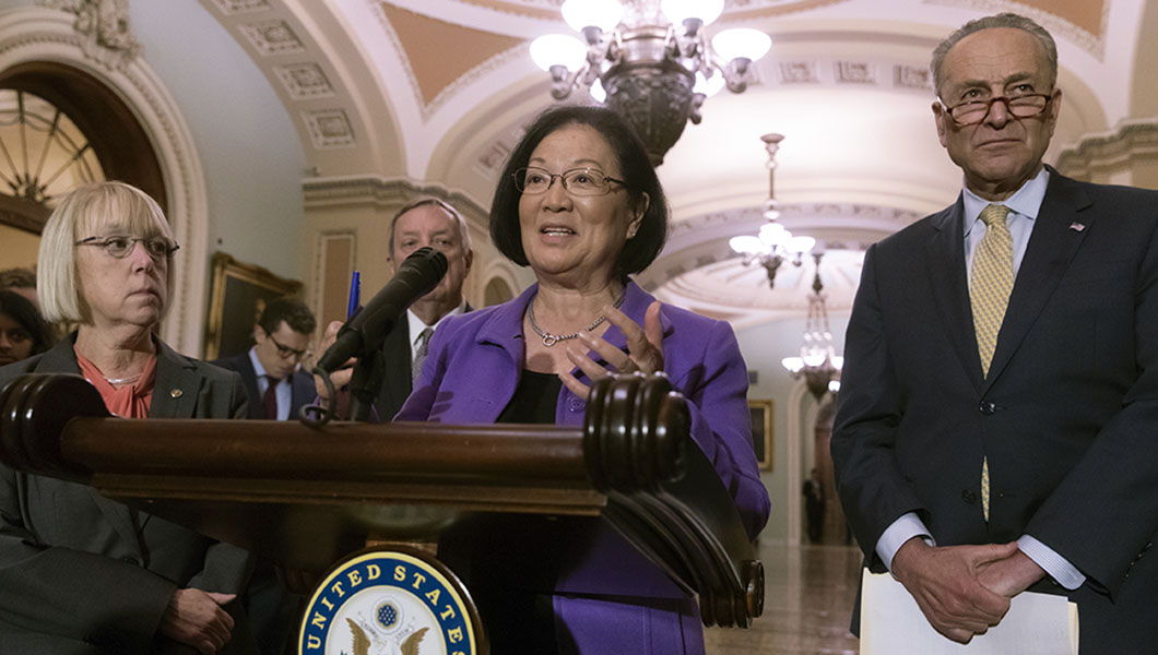Female Senate Democrats tell male GOP colleagues to ‘shut up’ and ‘do the right thing’