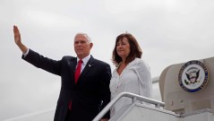 As Trump weighs options, Mike Pence meets with court contenders