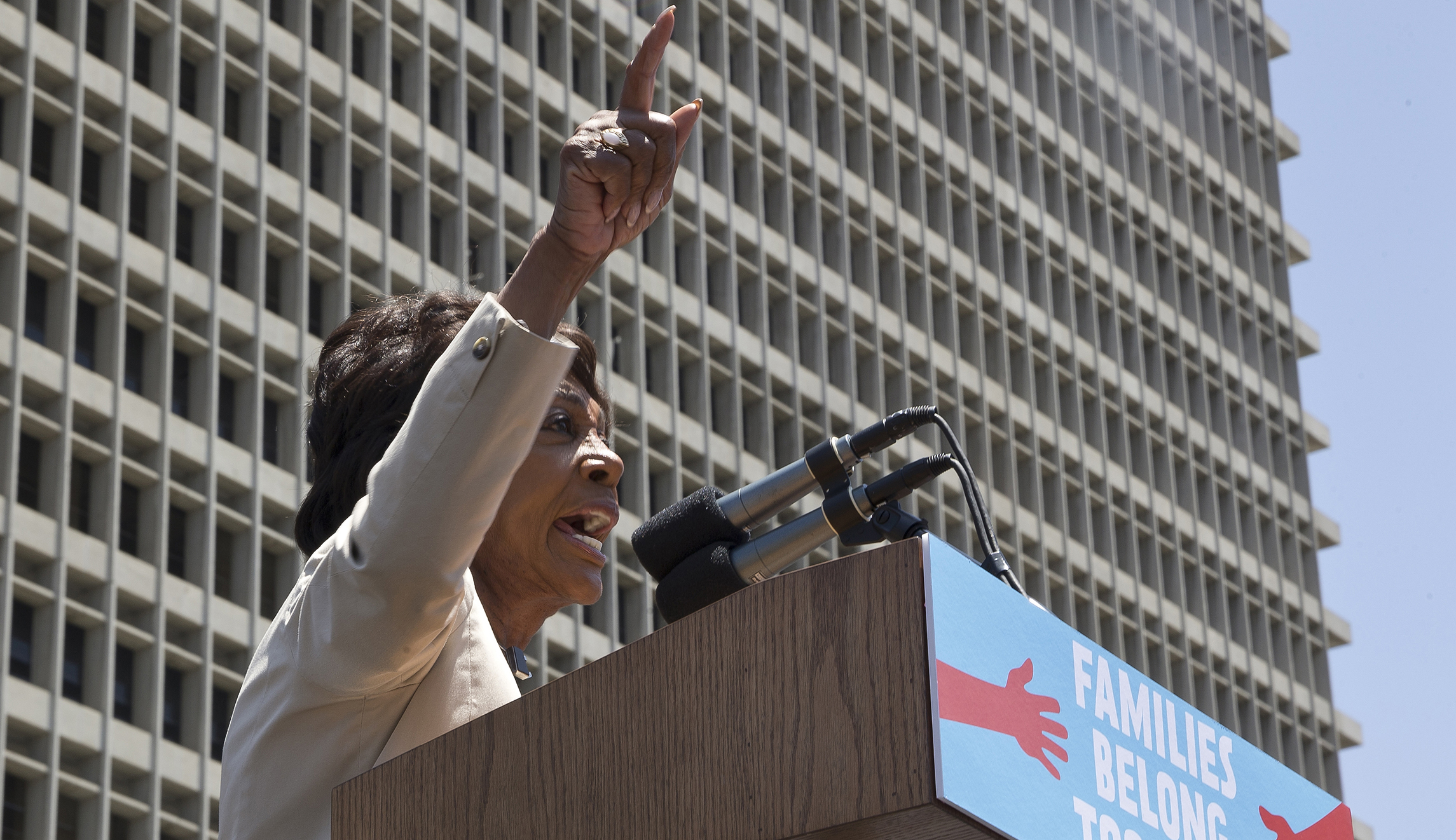 Condemn Trump’s incendiary rhetoric and that of Maxine Waters