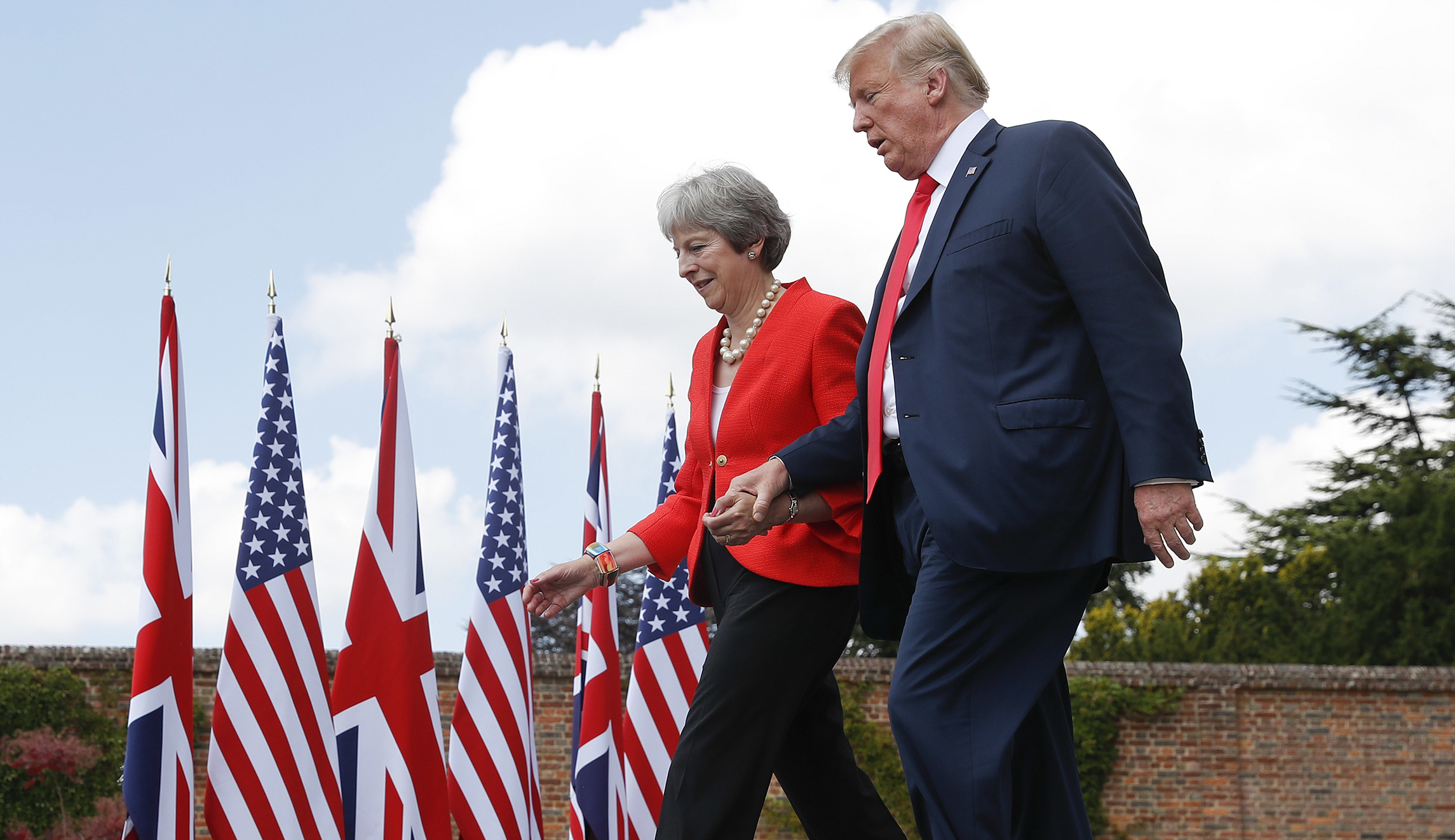 Theresa May: Trump advised me to sue EU over Brexit