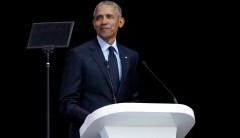 Obama strongly rebukes Trump in high-profile South Africa speech