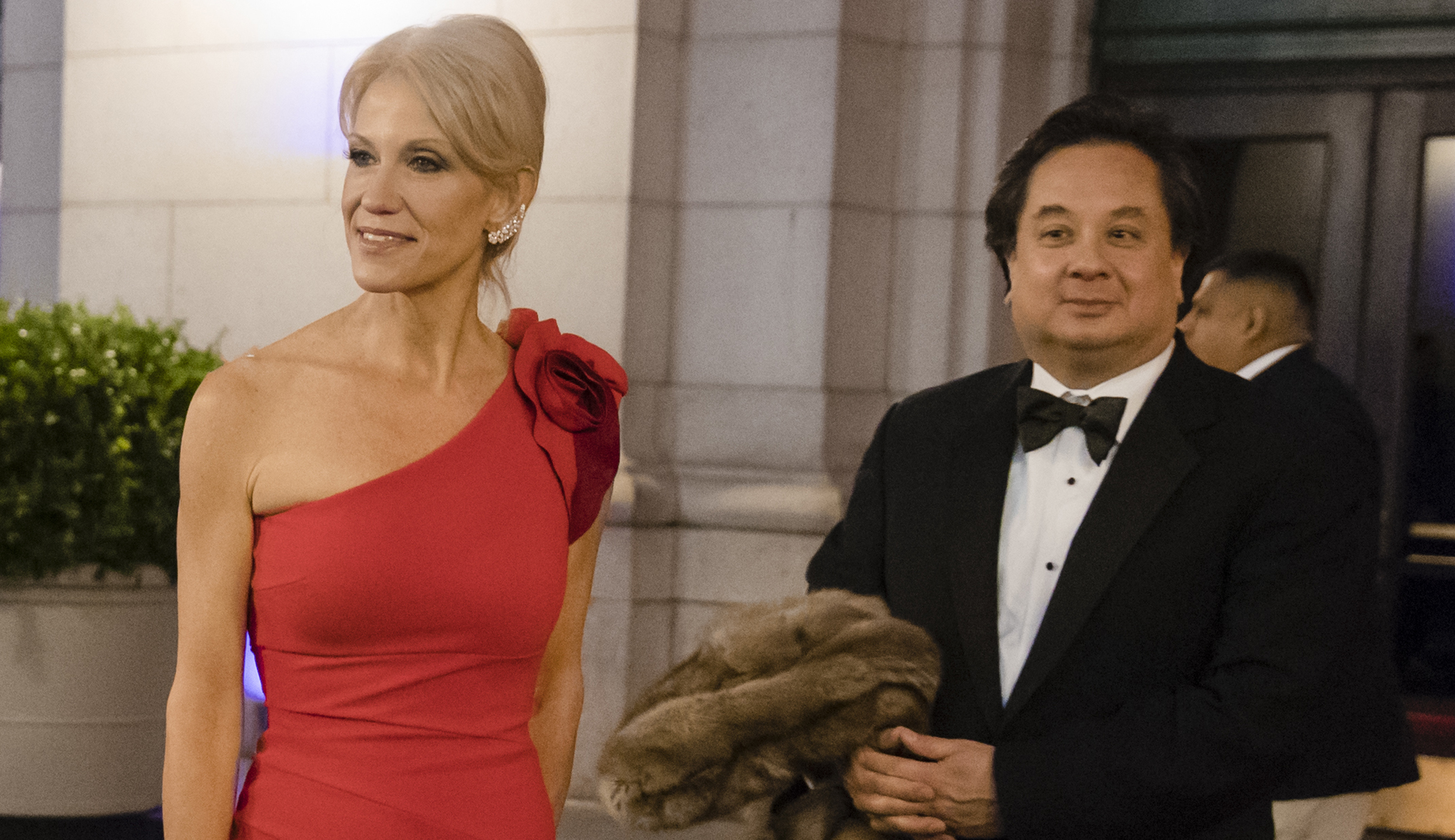 George Conway attacks ‘unshowered’ Trump visit to evangelical church