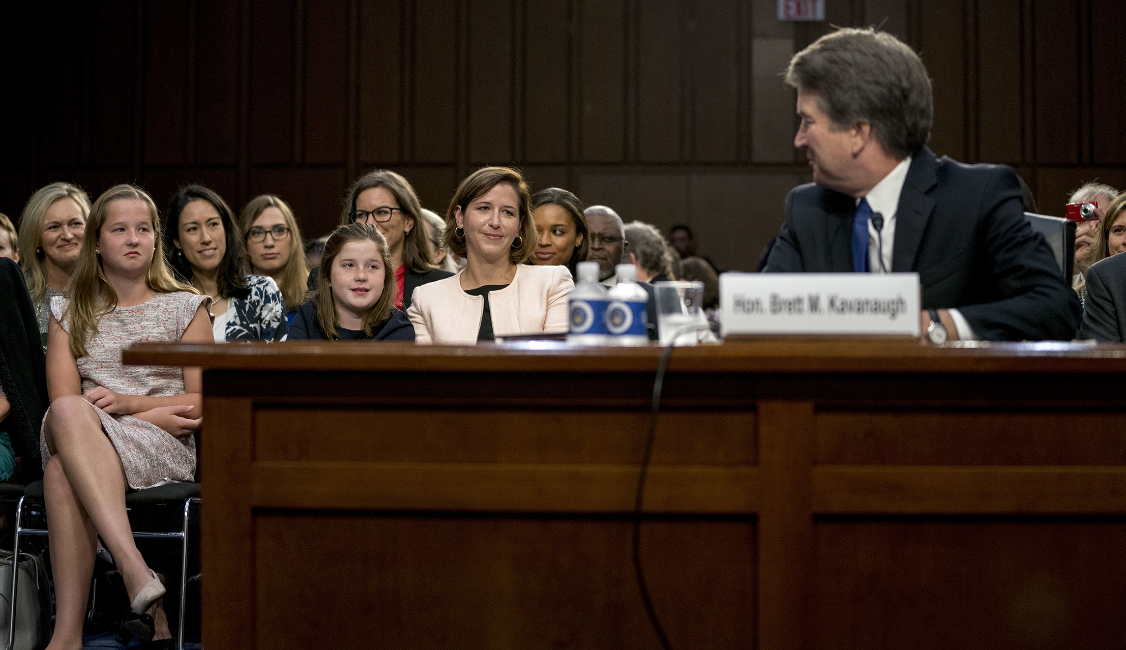 Kavanaugh got ‘big hug’ from kids after chaotic confirmation hearing