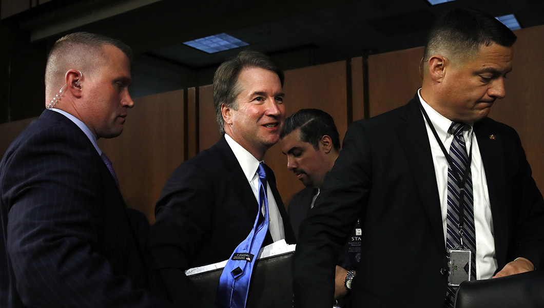 Brett Kavanaugh ends first day of marathon questioning before Senate Judiciary Committee