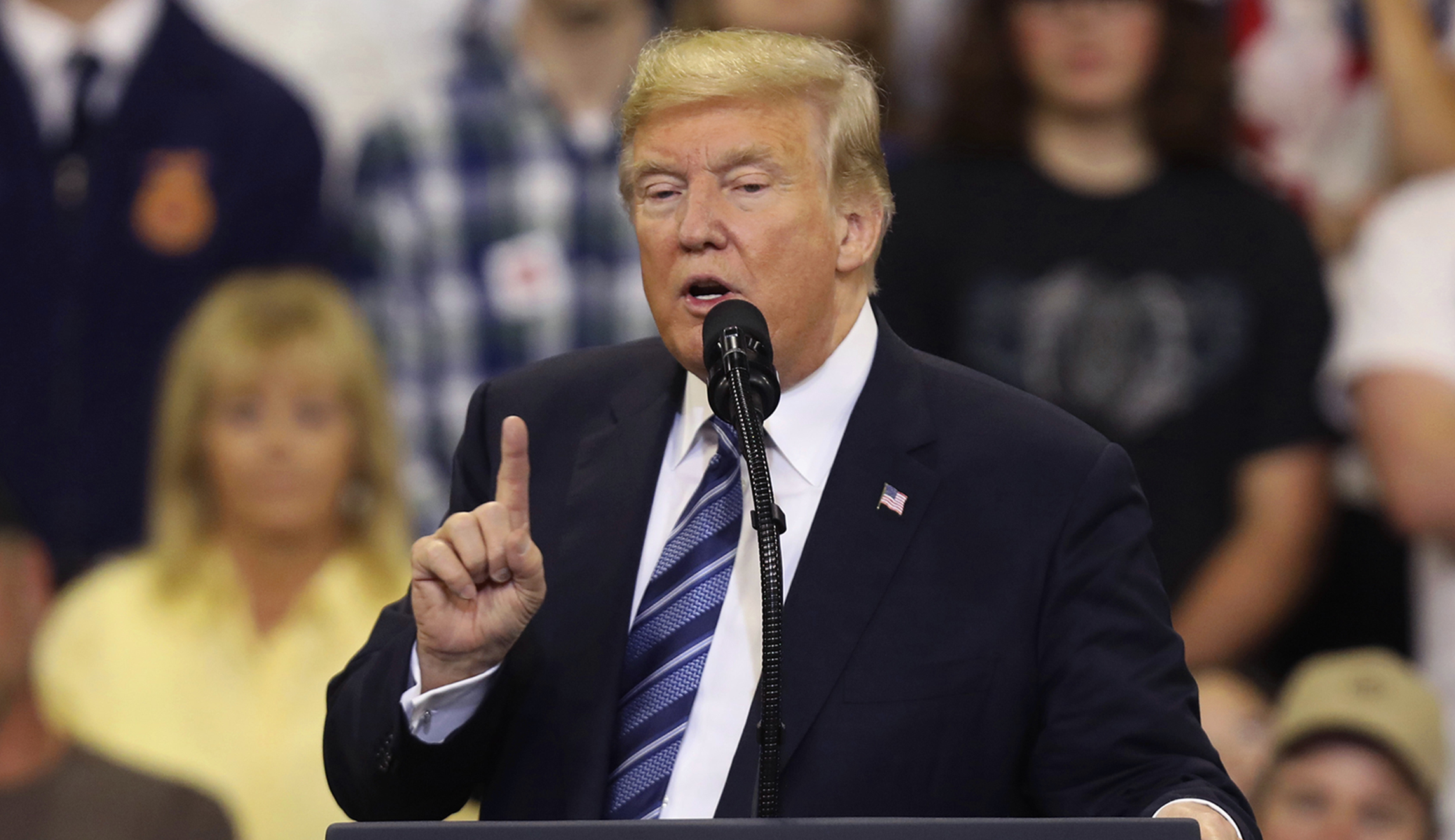 Trump explains why he didn’t cancel appearances after synagogue shooting