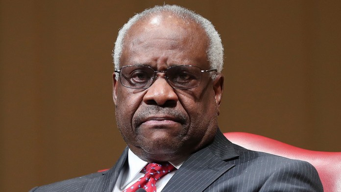Supreme Court Associate Justice Clarence Thomas.