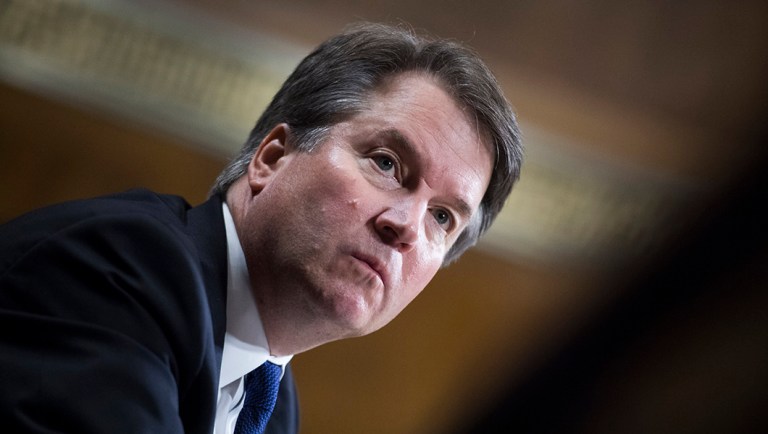 Supreme Court nominee Brett Kavanaugh testifies before the Senate Judiciary Committee.
