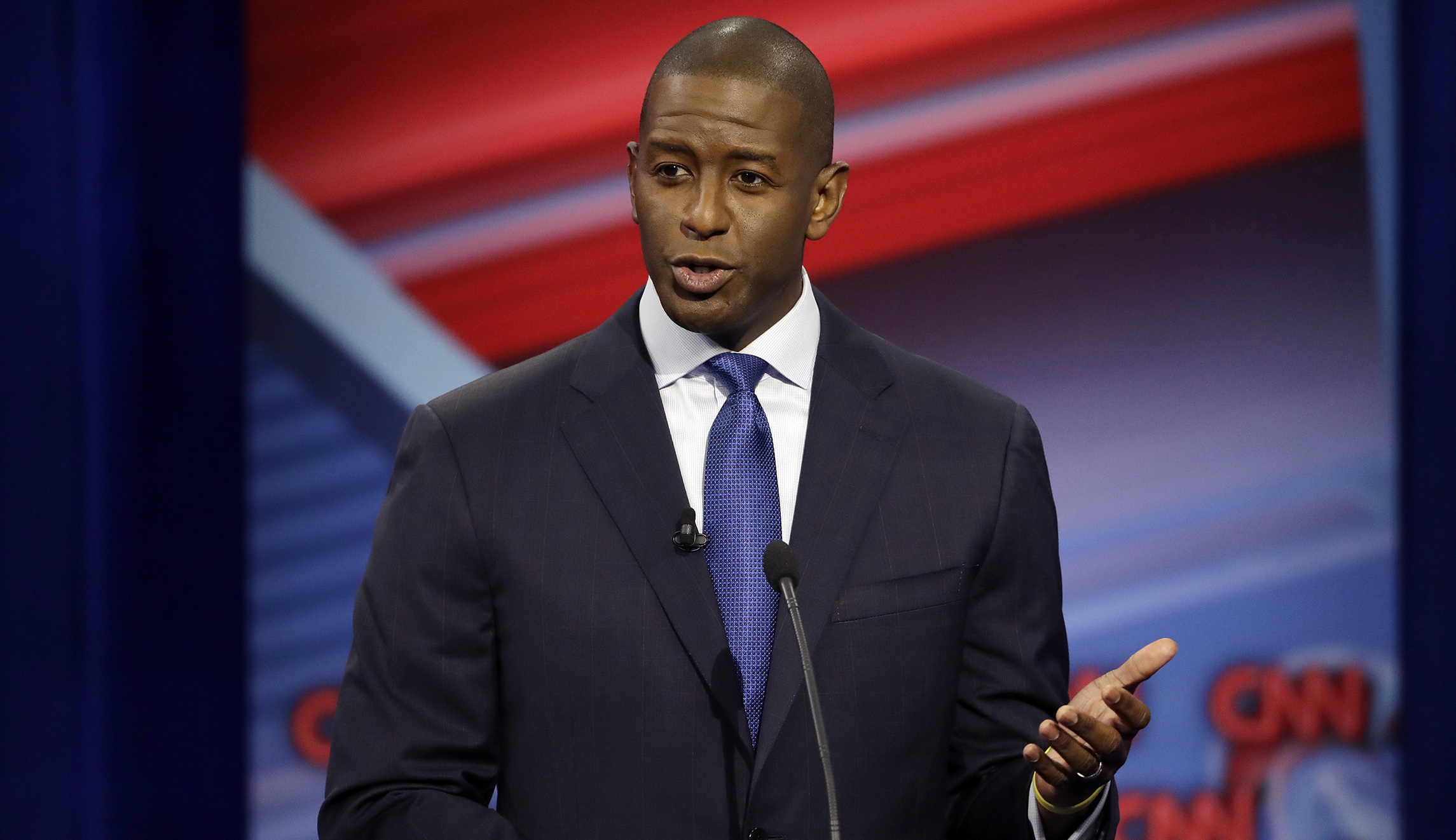 Democrat Gillum faces public corruption cloud at final debate for Florida governor