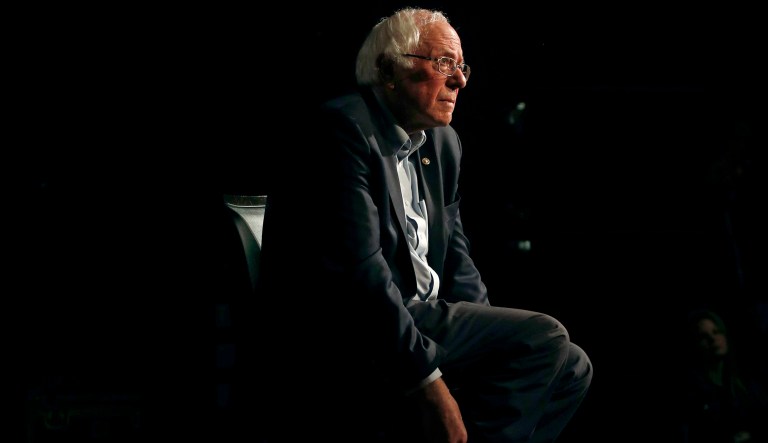 Sen. Bernie Sanders, I-Vt., attends a campaign rally in support of Maryland Democratic gubernatorial candidate Ben Jealous, Tuesday, Oct. 30, 2018, in Bethesda, Md. Jealous is running against incumbent Gov. Larry Hogan. 