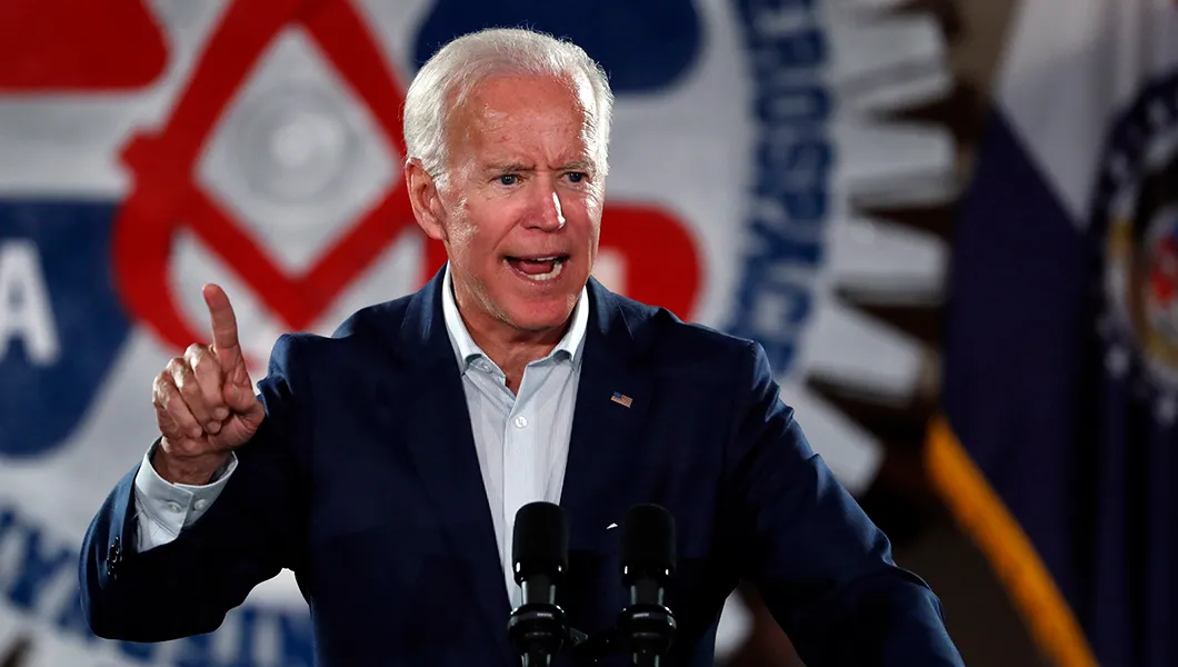 Biden plays for the working man in Pittsburgh