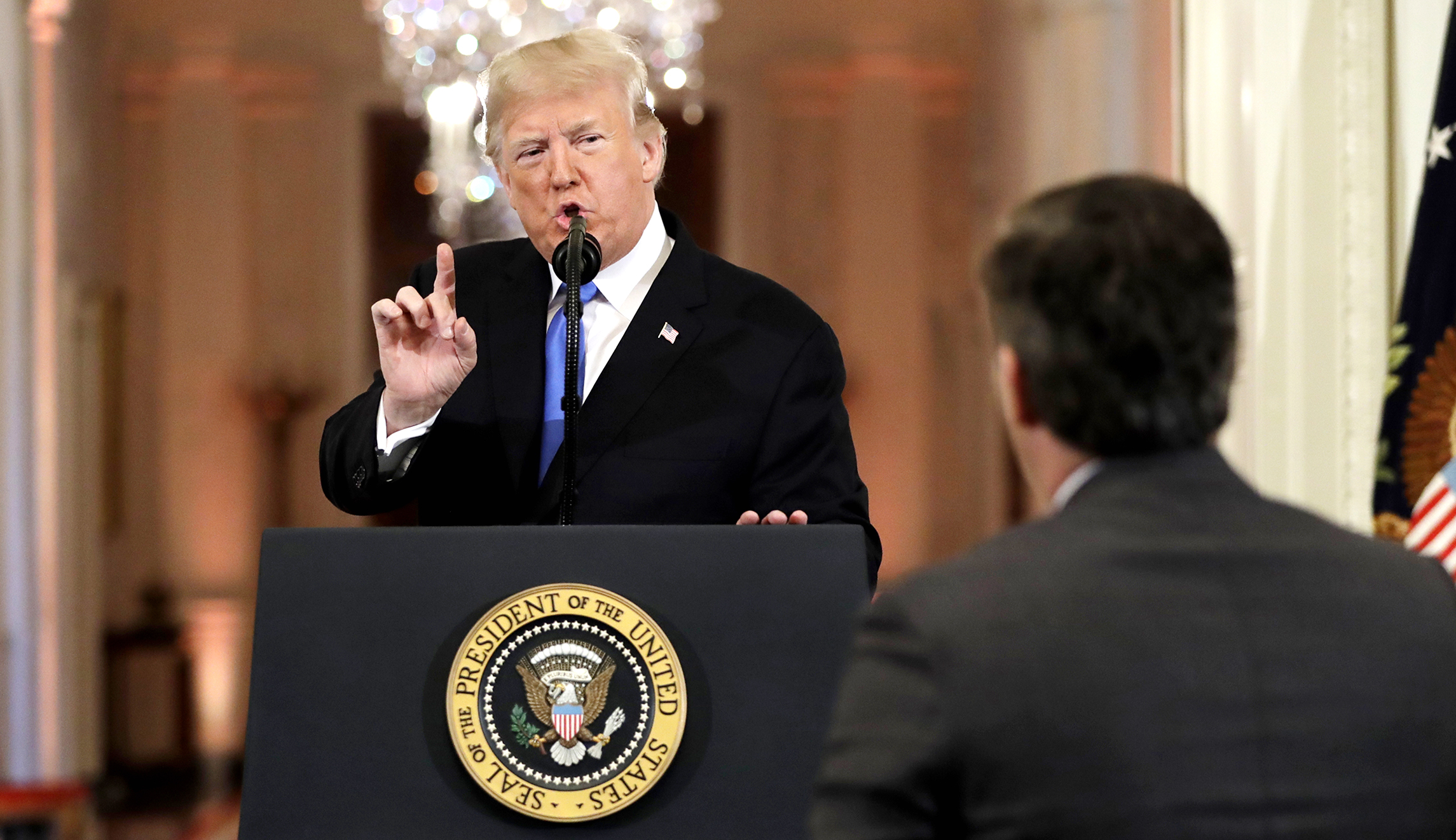 Trump doesn’t owe Jim Acosta or any other reporter an extended back-and-forth