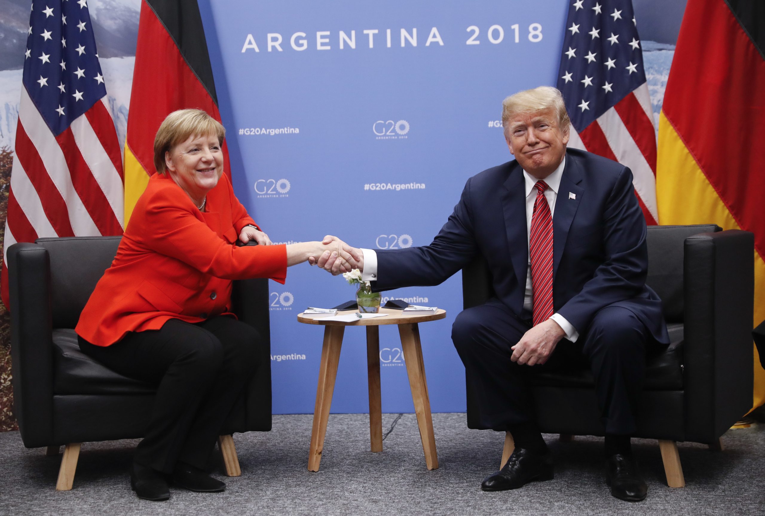 Donald Trump, Angela Merkel