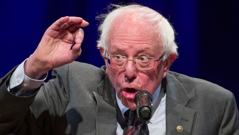 Sen. Bernie Sanders, I-Vt., speaks about his new book, 'Where We Go From Here: Two Years in the Resistance' in Washington.