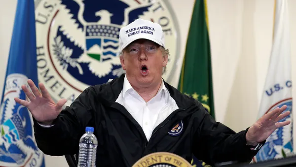 Trump claims a border wall ‘would stop human trafficking in this section of the world’