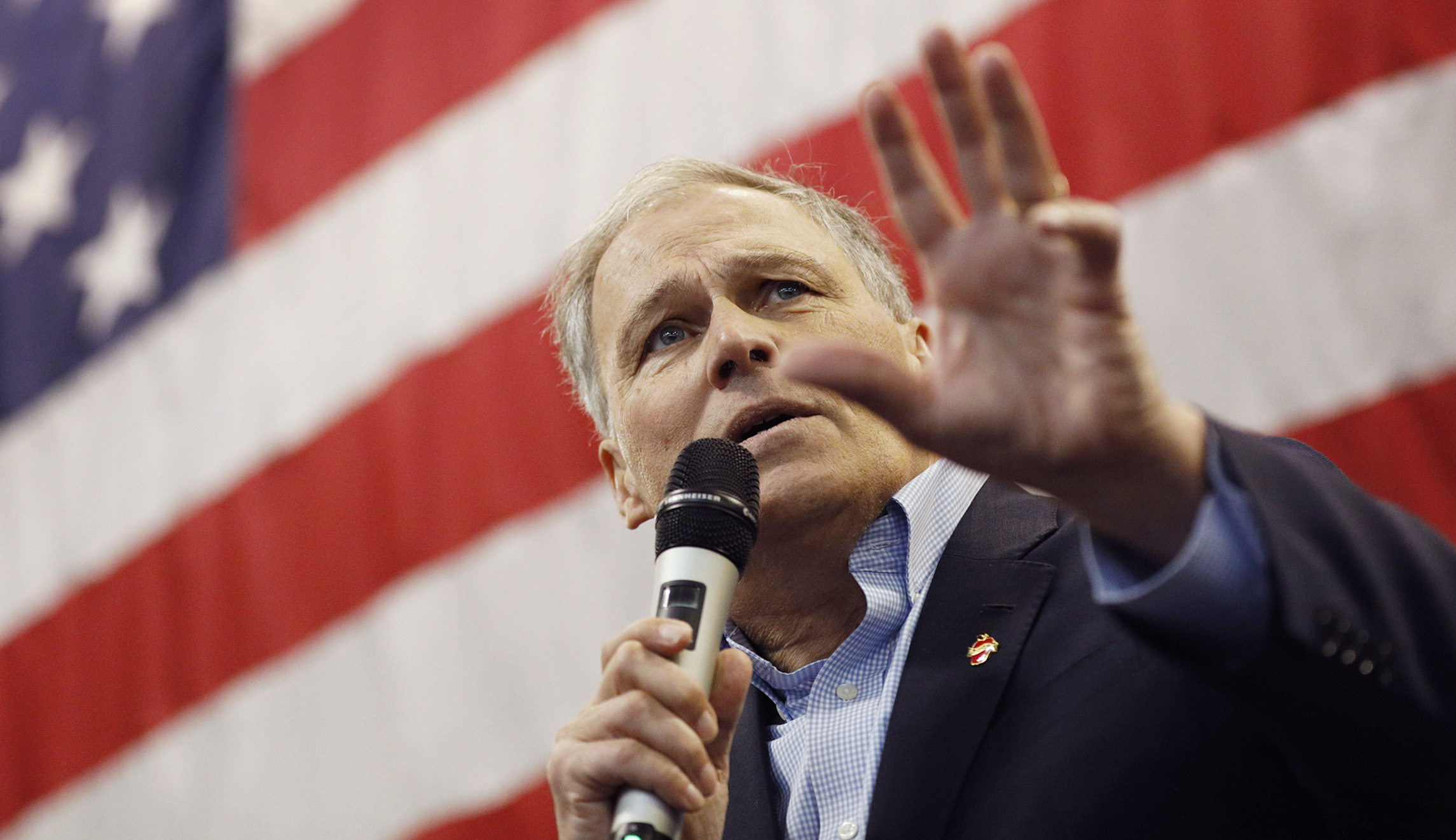 Climate-centric 2020 candidate Jay Inslee calls for mandating 100% clean energy by 2030