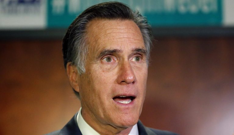 U.S. Sen. Mitt Romney, R-Utah, Friday Jan. 18, 2019, in Ogden, Utah. 