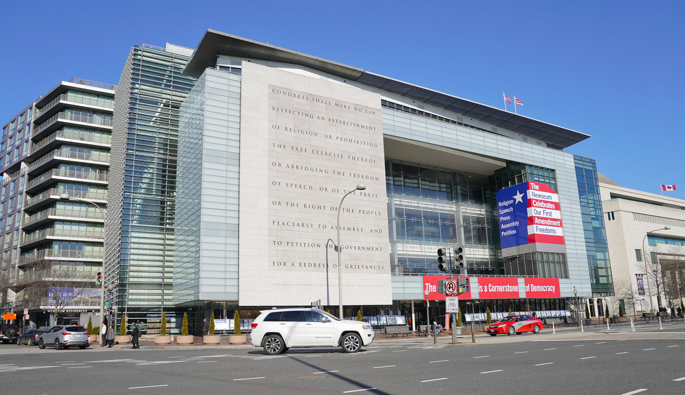 Uncertain future for journalism’s monument to itself as Newseum’s DC building sold