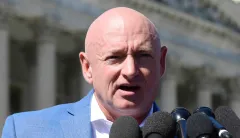Sen. Mark Kelly was against the Artemis return to the moon before he was for it