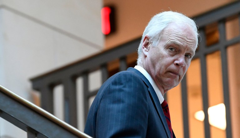 Sen. Ron Johnson is seen.