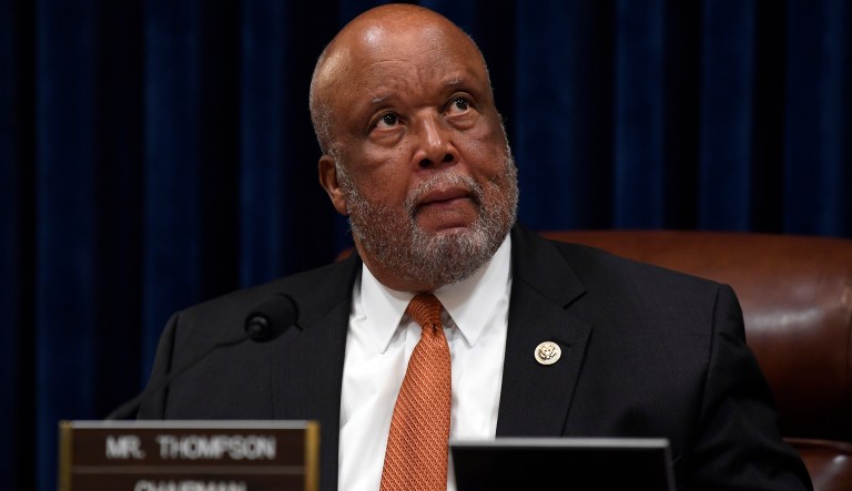 House Homeland Security Committee chairman Rep. Bennie Thompson, D-Miss., waits for the start of a hearing with Homeland Security Secretary Kirstjen Nielsen on Capitol Hill in Washington, Wednesday, March 6, 2019.